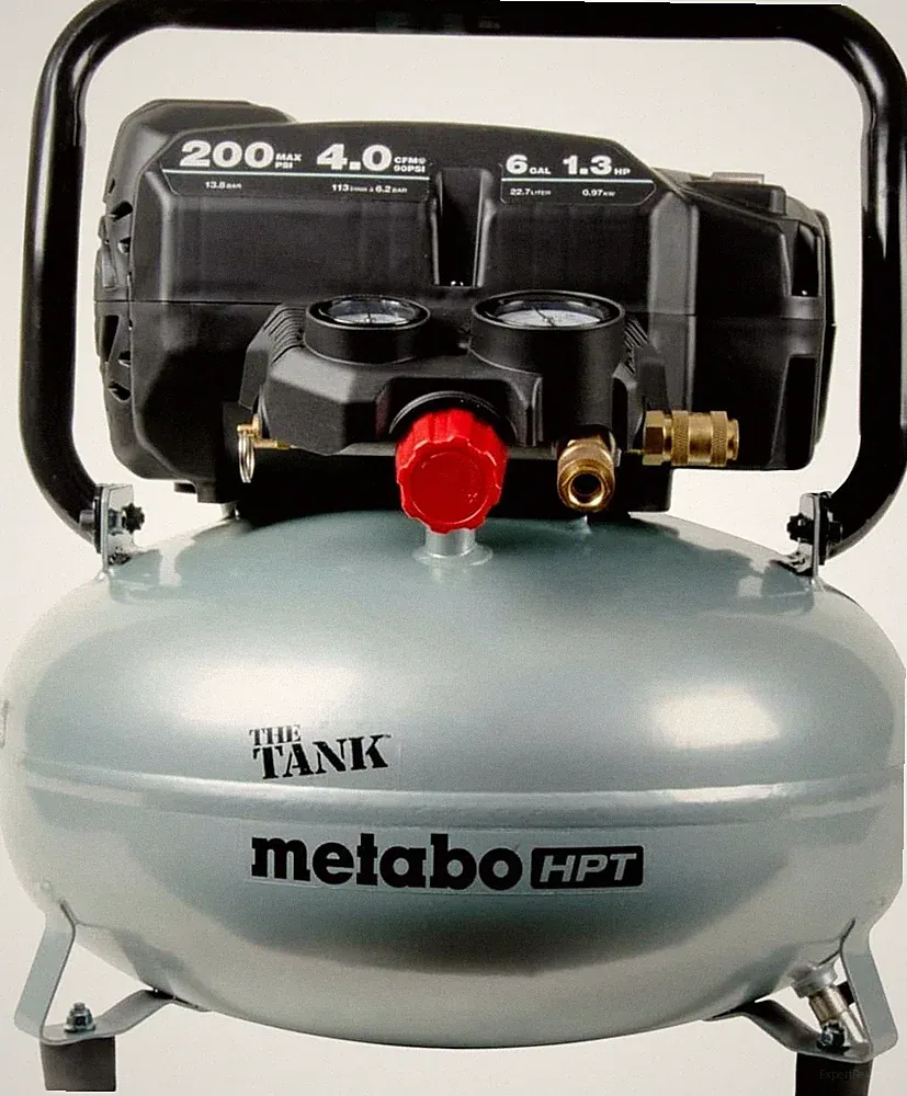Metabo HPT Air Compressor, the TANK, Portable Pancake Air Compressor 200 PSI, 6