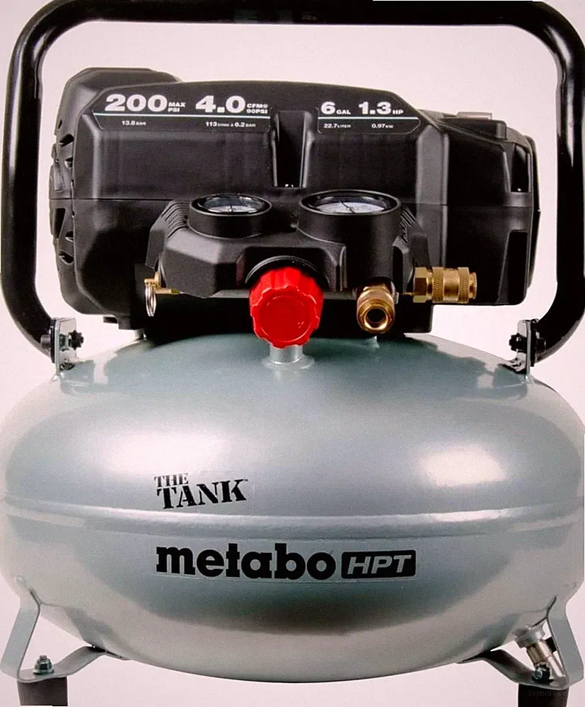 Metabo HPT EC914S Pancake Air Compressor 200 PSI 6 Gallon Tank