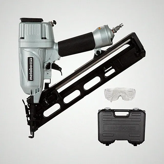 Metabo HPT Finish Nailer with Air Duster, Pro-Preferred Pneumatic Power Naile...