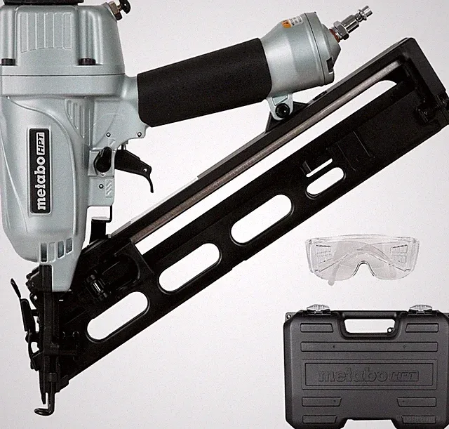 Metabo HPT Finish Nailer with Air Duster, Pro-Preferred Pneumatic Power Nailer f