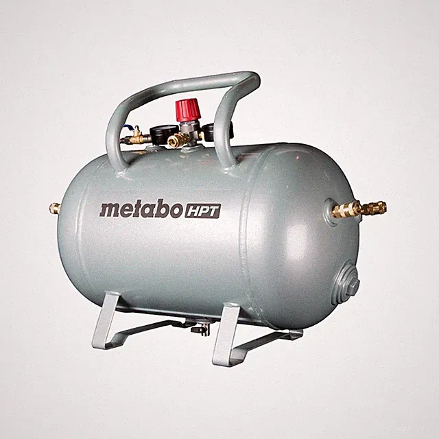 Metabo HPT Reserve Air Tank, High Capacity 10 Gallon Air Tank, ASME Certified...